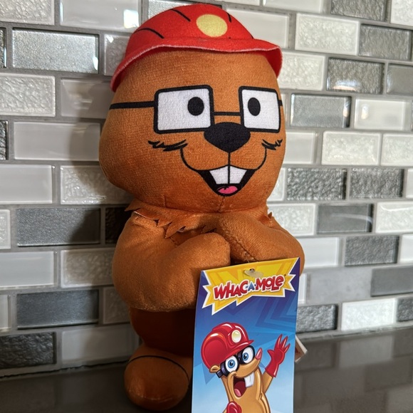 Whac-A-Mole Plush / Mattel Games / 9” / BRAND NEW - Picture 3 of 15